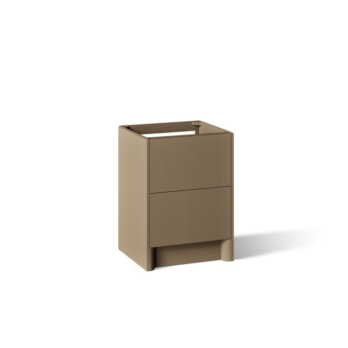 KOHLER K-39265 Statement 24" Bathroom Vanity Cabinet, Pale Oak - 3/4 view of product