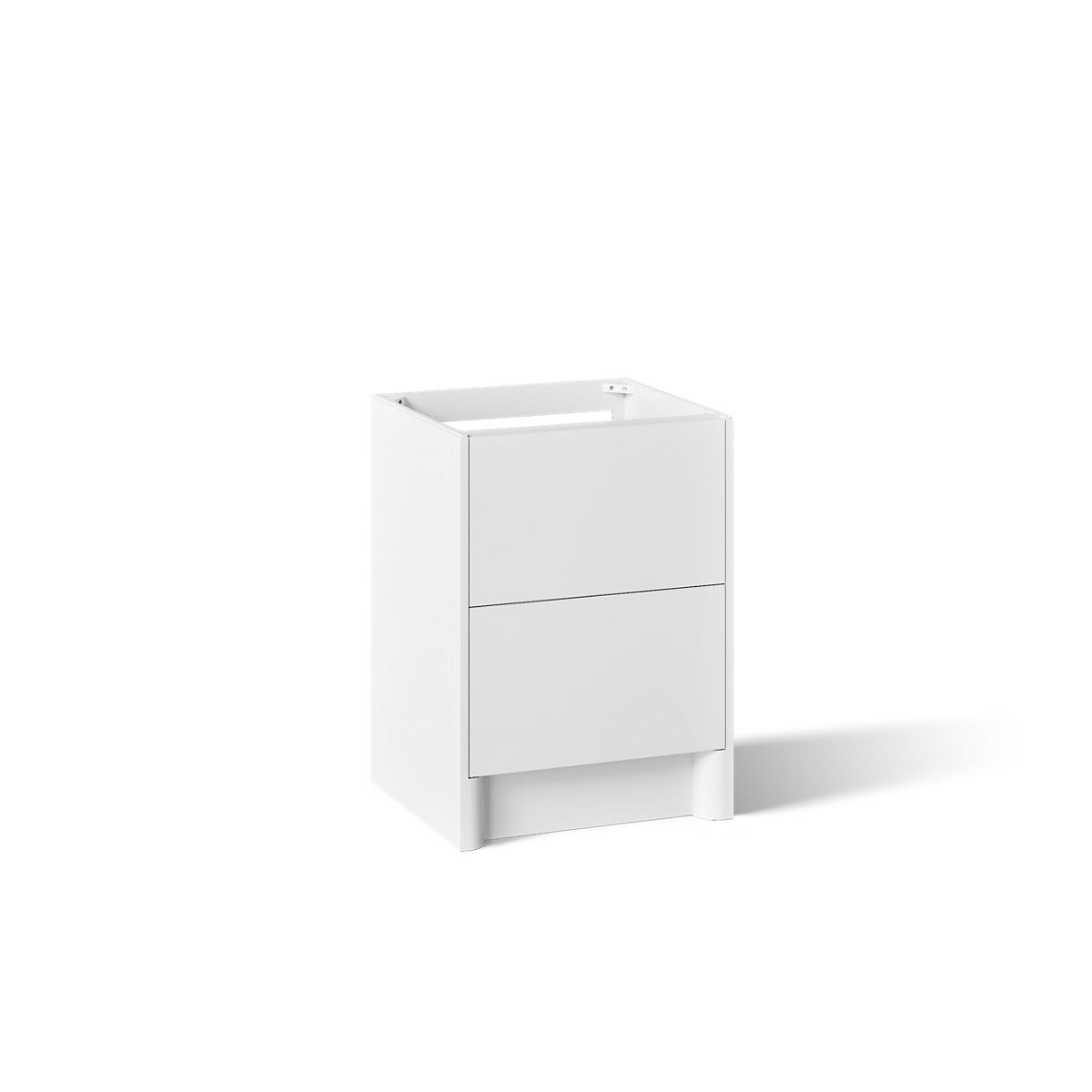 KOHLER K-39265 Statement 24" Bathroom Vanity Cabinet, White - 3/4 view of product