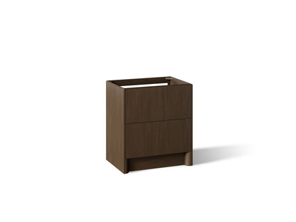 KOHLER K-39266 Statement 30" Bathroom Vanity Cabinet, Draper Oak - 3/4 view of product