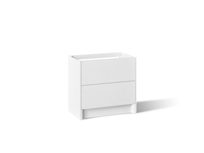 KOHLER K-39267 Statement 36" Bathroom Vanity Cabinet, White - 3/4 view of product