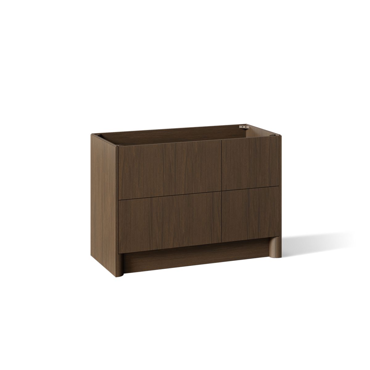 KOHLER K-39268 Statement 48" Bathroom Vanity Cabinet, Draper Oak - 3/4 view of product
