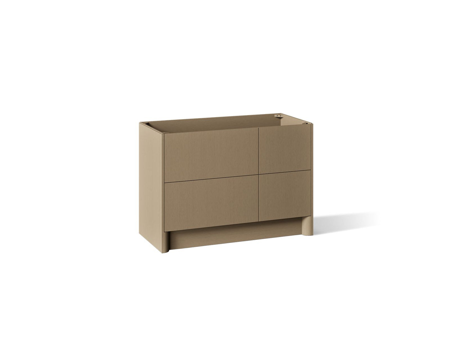 KOHLER K-39268 Statement 48" Bathroom Vanity Cabinet, Pale Oak - 3/4 view of product