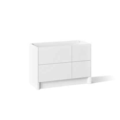 KOHLER K-39268 Statement 48" Bathroom Vanity Cabinet, White - 3/4 view of product
