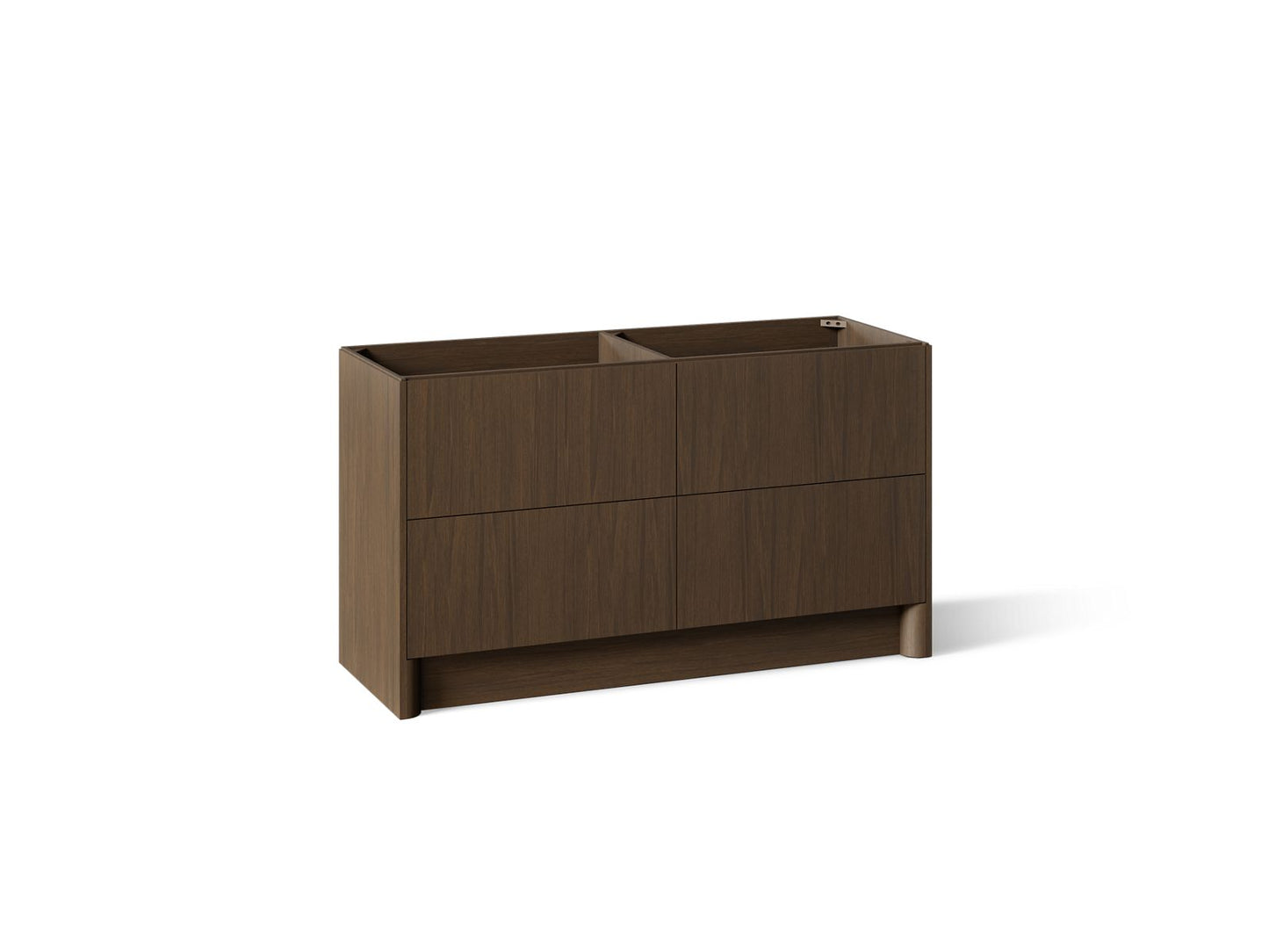 KOHLER K-39269 Statement 60" Bathroom Vanity Cabinet, Draper Oak - 3/4 view of product