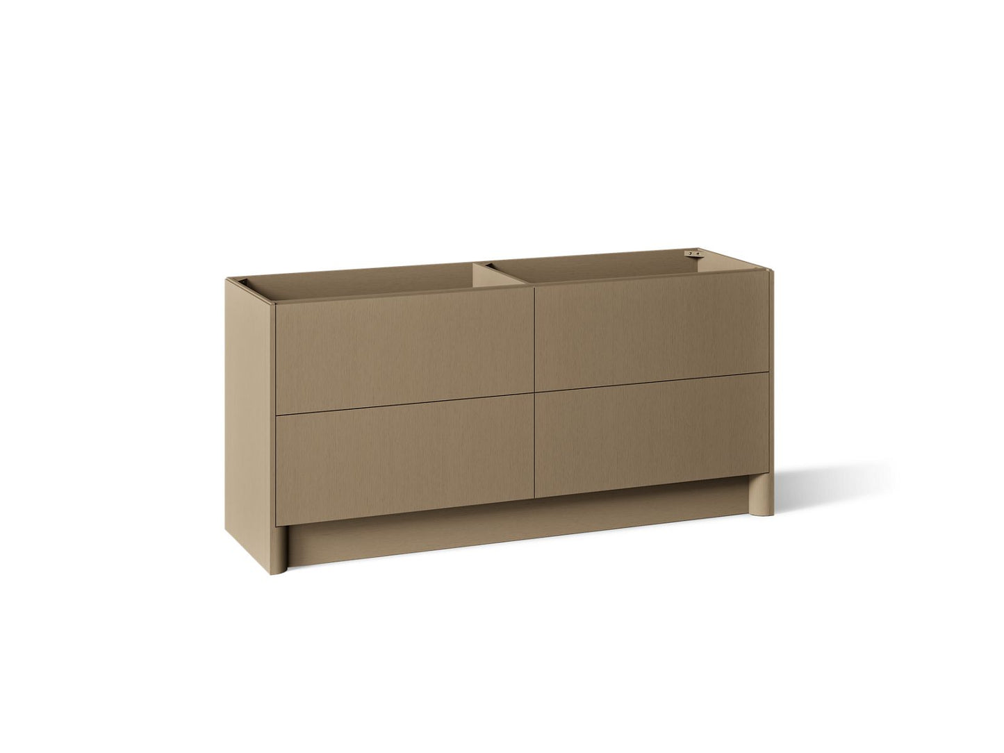 KOHLER K-39270 Statement 72" Bathroom Vanity Cabinet, Pale Oak - 3/4 view of product