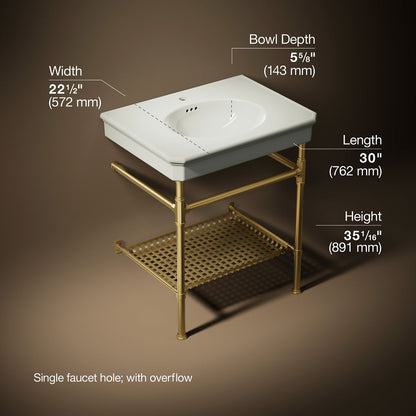 3/4 view of product with dimensions
