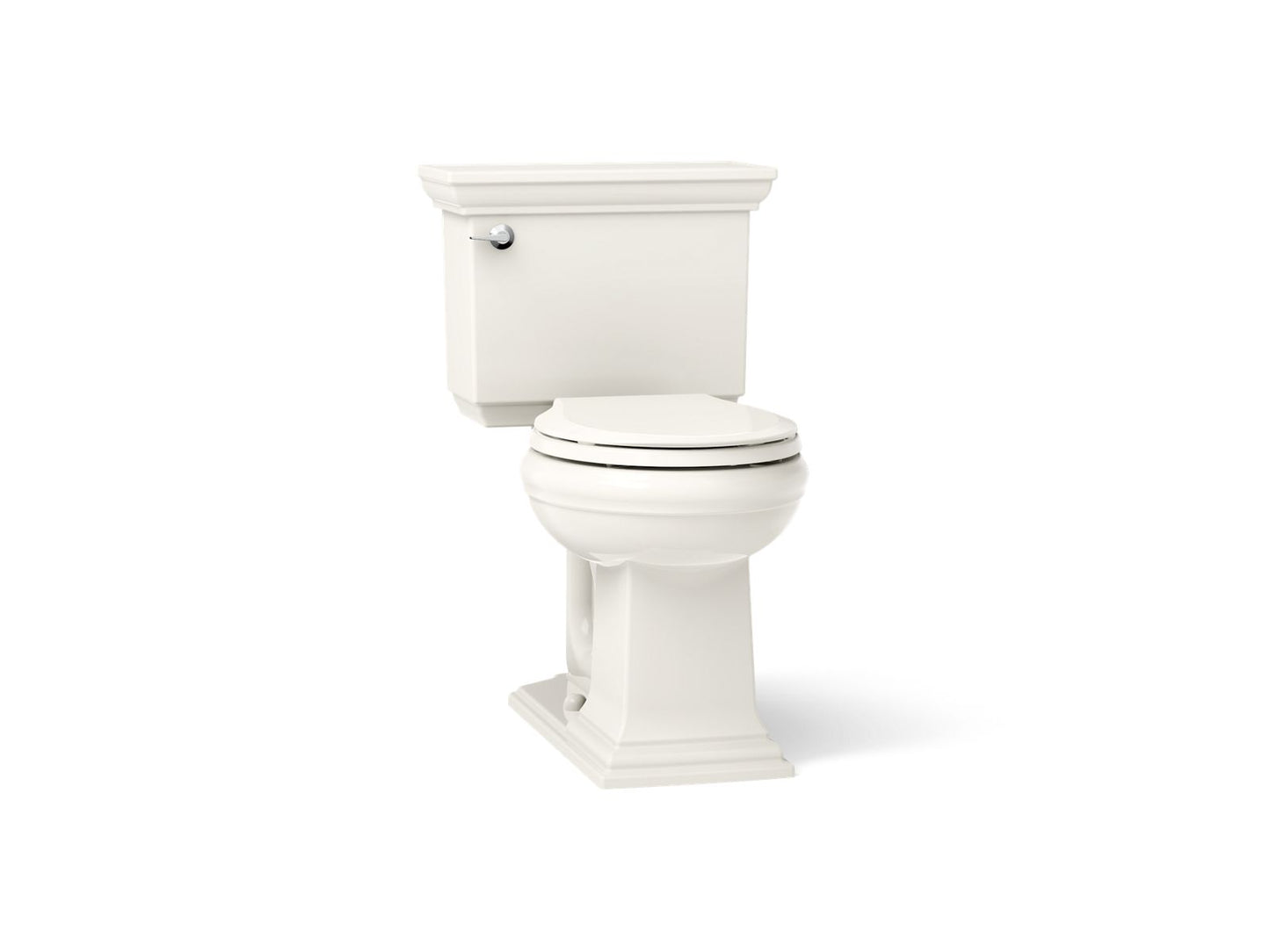 KOHLER K-3933 Memoirs Stately ComForteeight Two-piece round-front 1.28 gpf chair height toilet