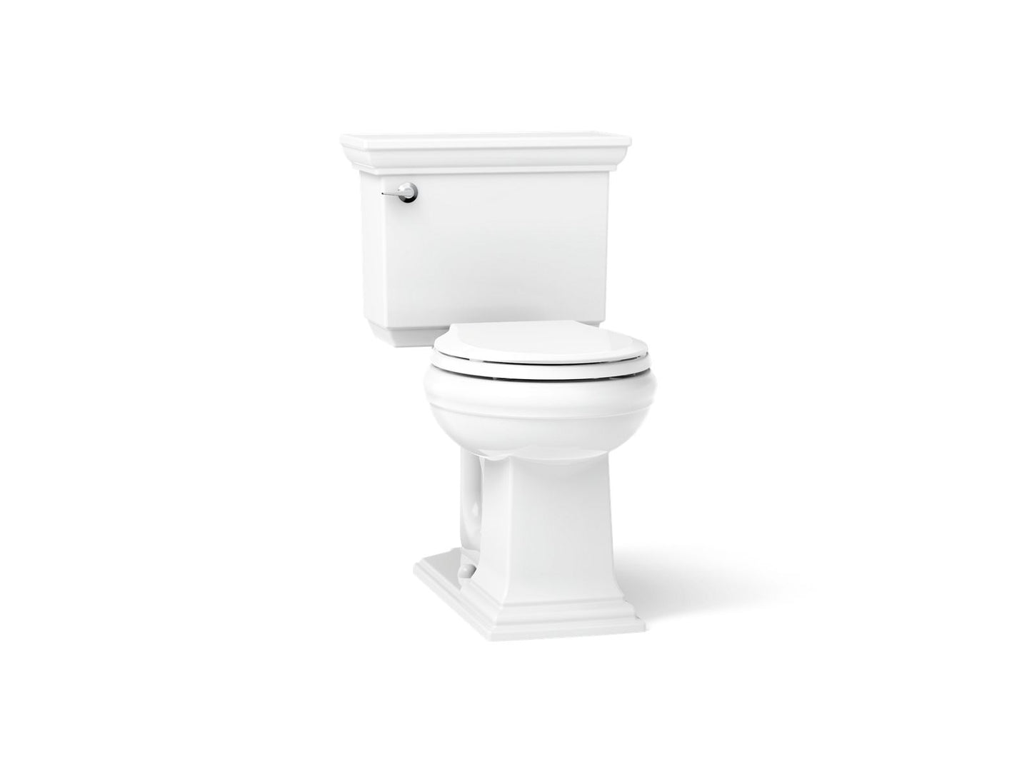 KOHLER K-3933 Memoirs Stately ComForteeight Two-piece round-front 1.28 gpf chair height toilet