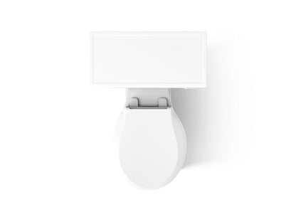 KOHLER K-3933-RA Memoirs Stately ComForteeight Two-piece round-front 1.28 gpf chair height toilet with right-hand trip lever