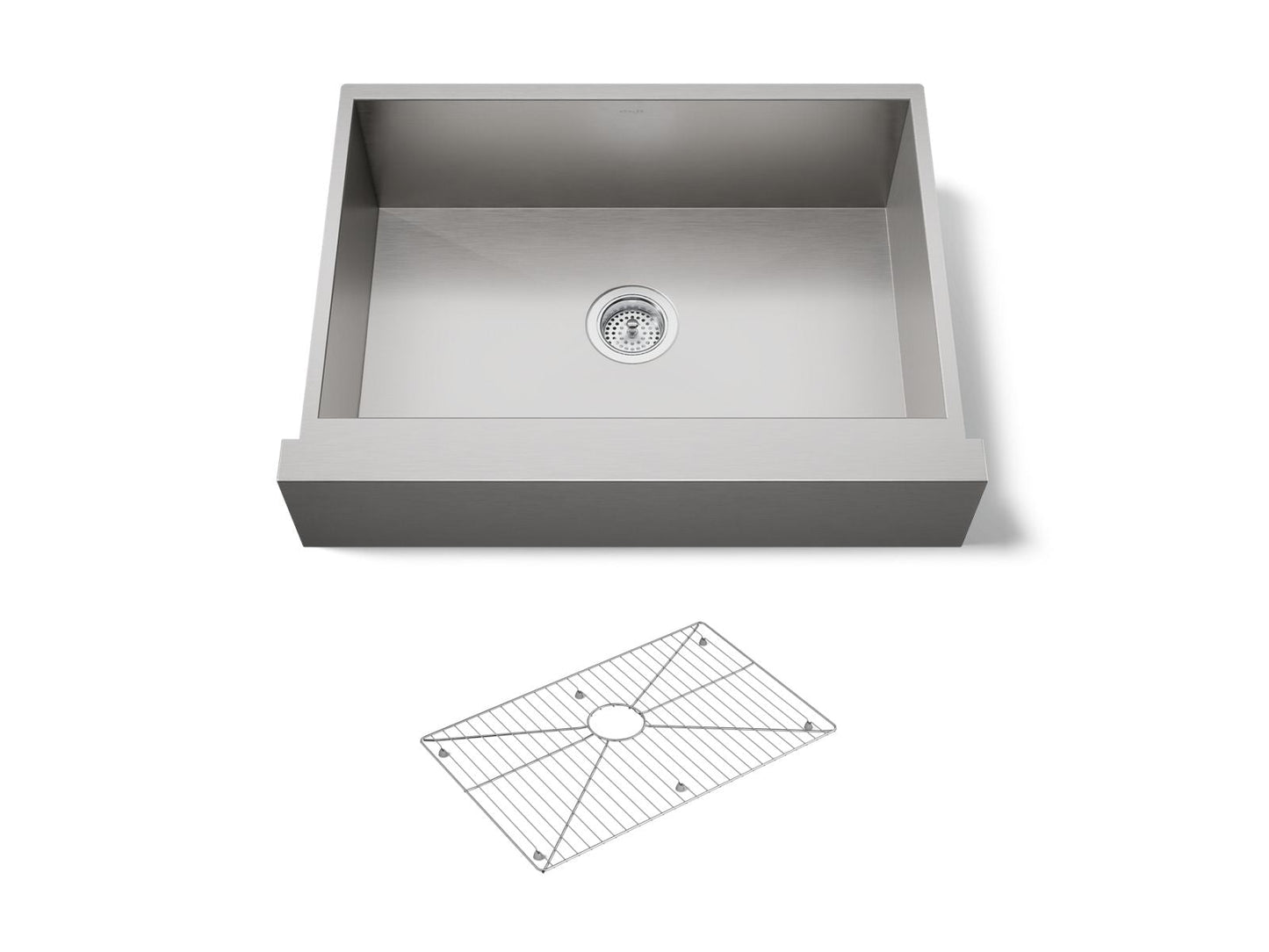 KOHLER K-3936 Vault 29-1/2" undermount single-bowl farmhouse kitchen sink
