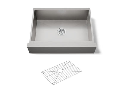 KOHLER K-3936 Vault 29-1/2" undermount single-bowl farmhouse kitchen sink