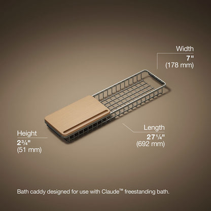 3/4 view of product with dimensions