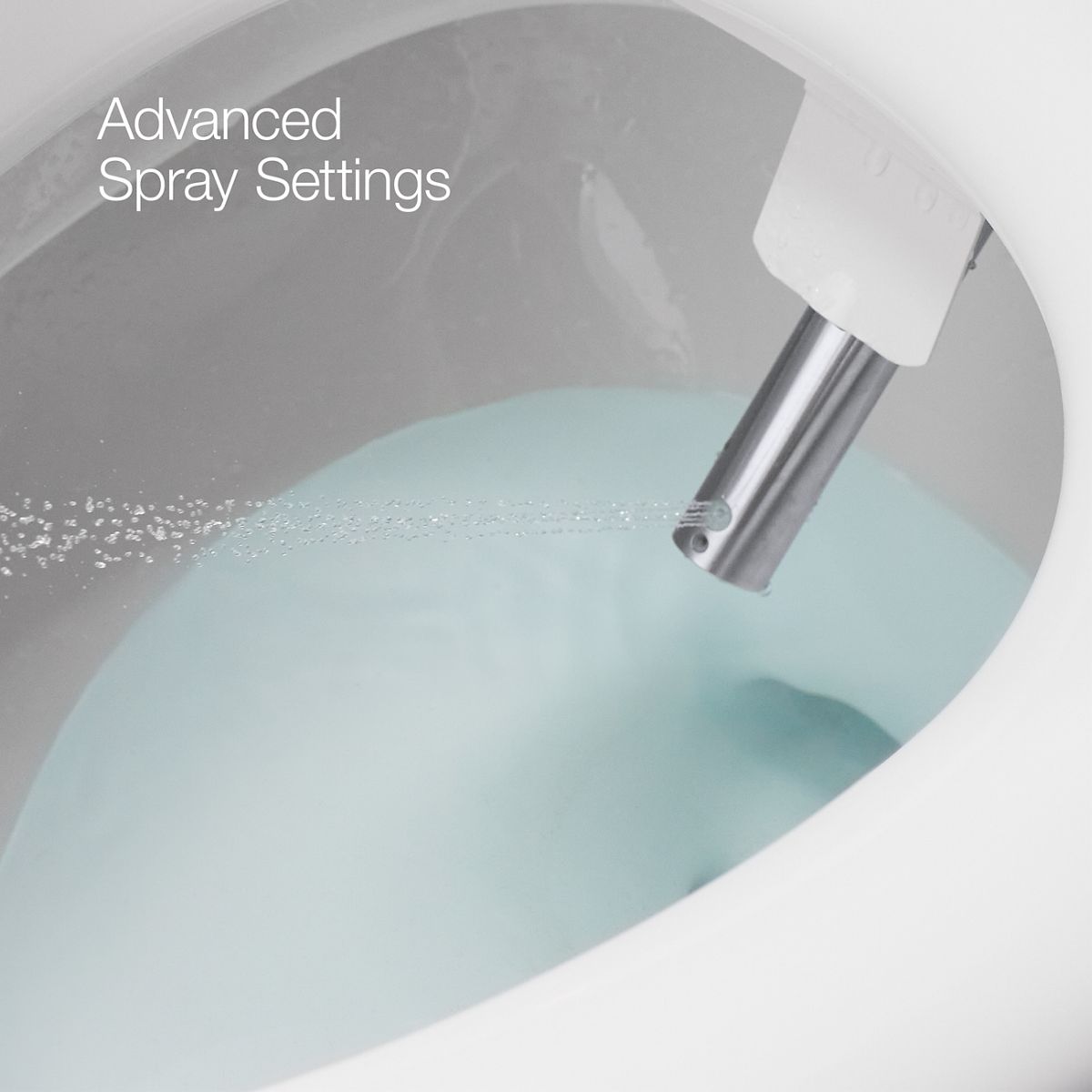 KOHLER K-39400 PureWash E835 Round-front Bidet Toilet Seat with Remote Control, White - Detail image of a product feature