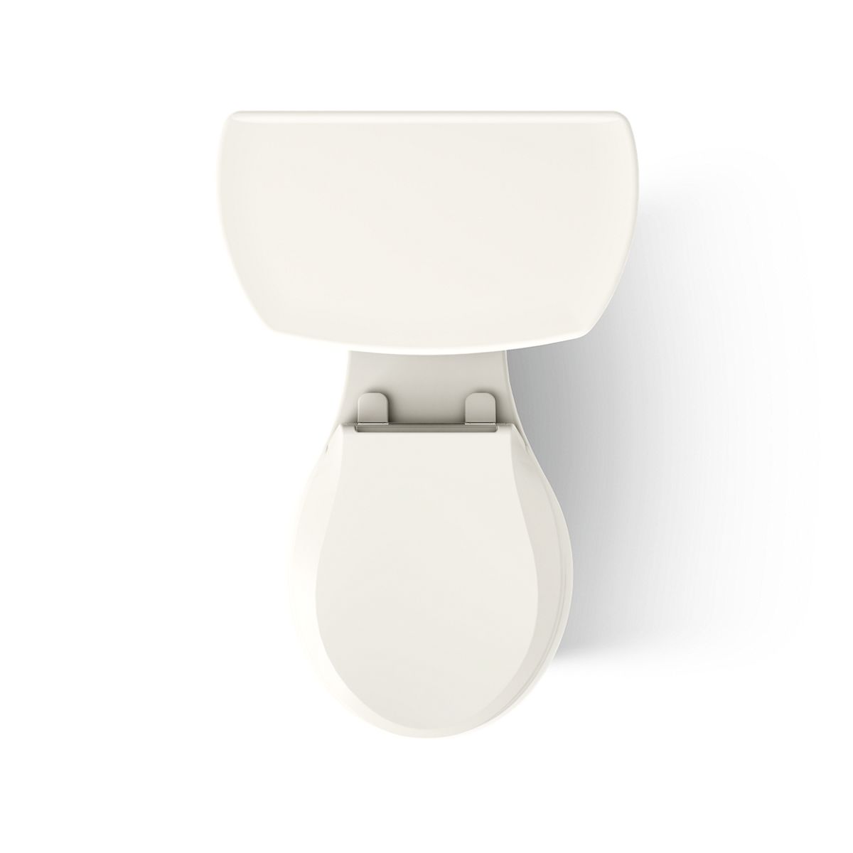 KOHLER K-3947-RZ Wellworth Two-piece round-front 1.28 gpf toilet with right-hand trip lever, tank cover locks, insulated tank and 14" rough-in