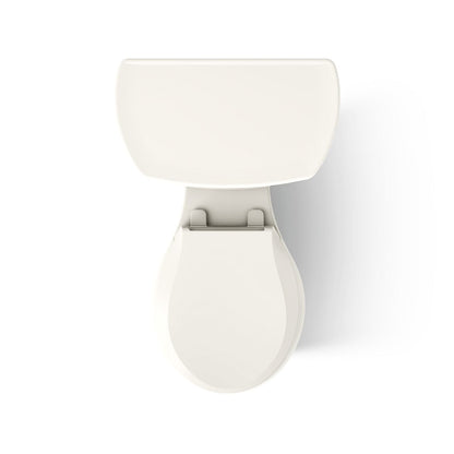 KOHLER K-3947-T Wellworth Two-piece round-front 1.28 gpf toilet with tank cover locks and 14" rough-in