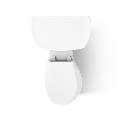 KOHLER K-3947-TR Wellworth Two-piece round-front 1.28 gpf toilet with right-hand trip lever, tank cover locks and 14" rough-in