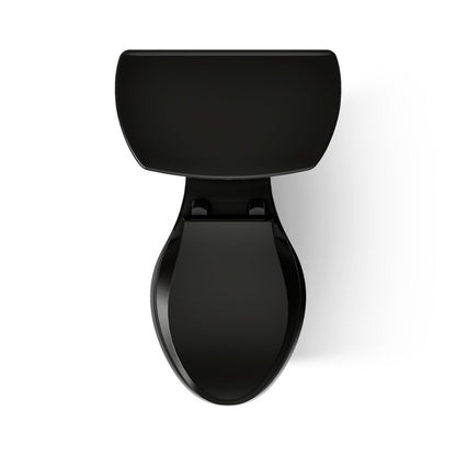 KOHLER K-3948-U Wellworth Two-piece elongated 1.28 gpf toilet with insulated tank and 14" rough-in, black - view 3