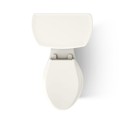 KOHLER K-3948-UT Wellworth Two-piece elongated 1.28 gpf toilet with tank cover locks, insulated tank and 14" rough-in