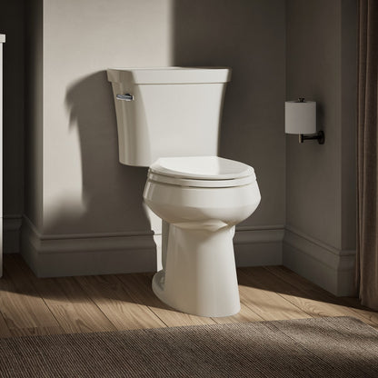 KOHLER K-3949 Highline ComForteeight Two-piece elongated 1.28 gpf chair height toilet with 14" rough-in
