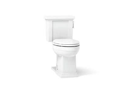 KOHLER K-3950-RA Tresham ComForteeight Two-piece elongated 1.28 gpf chair height toilet with right-hand trip lever