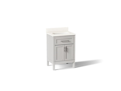 KOHLER K-39603-ASB Hadron 24" bathroom vanity cabinet with sink and quartz top