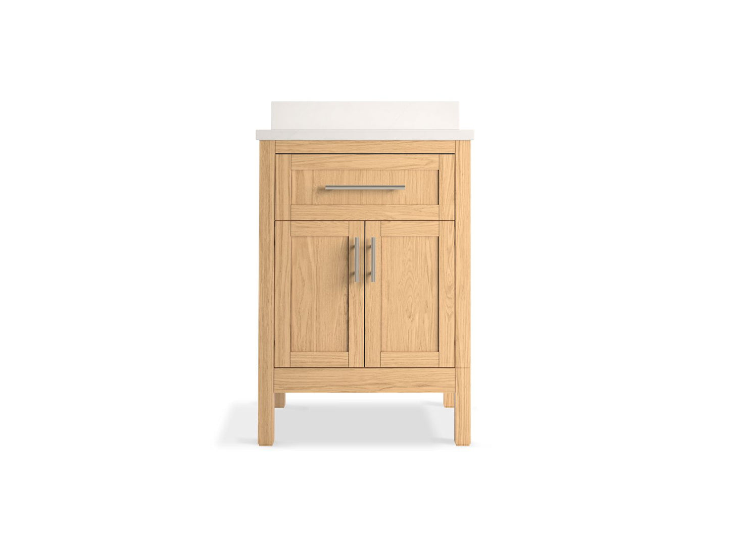 KOHLER K-39603-ASB Hadron 24" bathroom vanity cabinet with sink and quartz top