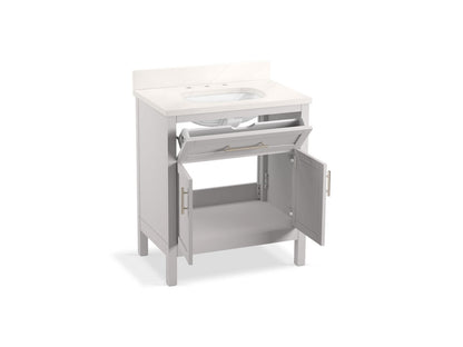 KOHLER K-39604-ASB Hadron 30" bathroom vanity cabinet with sink and quartz top