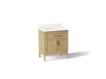 KOHLER K-39604-ASB Hadron 30" bathroom vanity cabinet with sink and quartz top