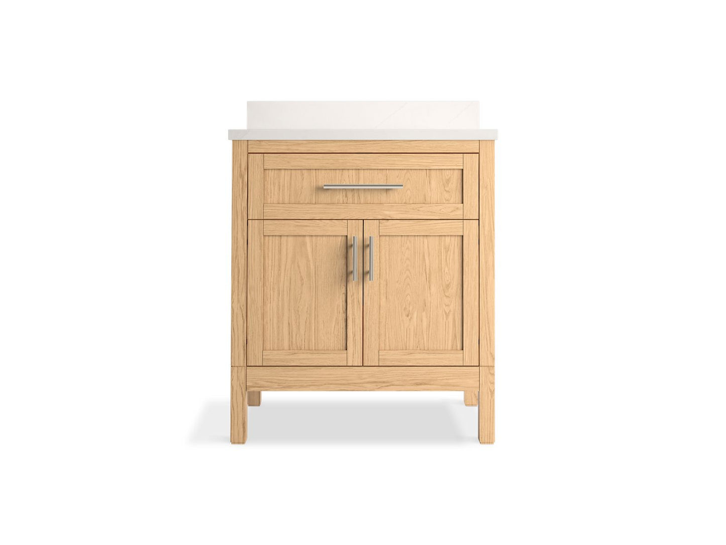 KOHLER K-39604-ASB Hadron 30" bathroom vanity cabinet with sink and quartz top