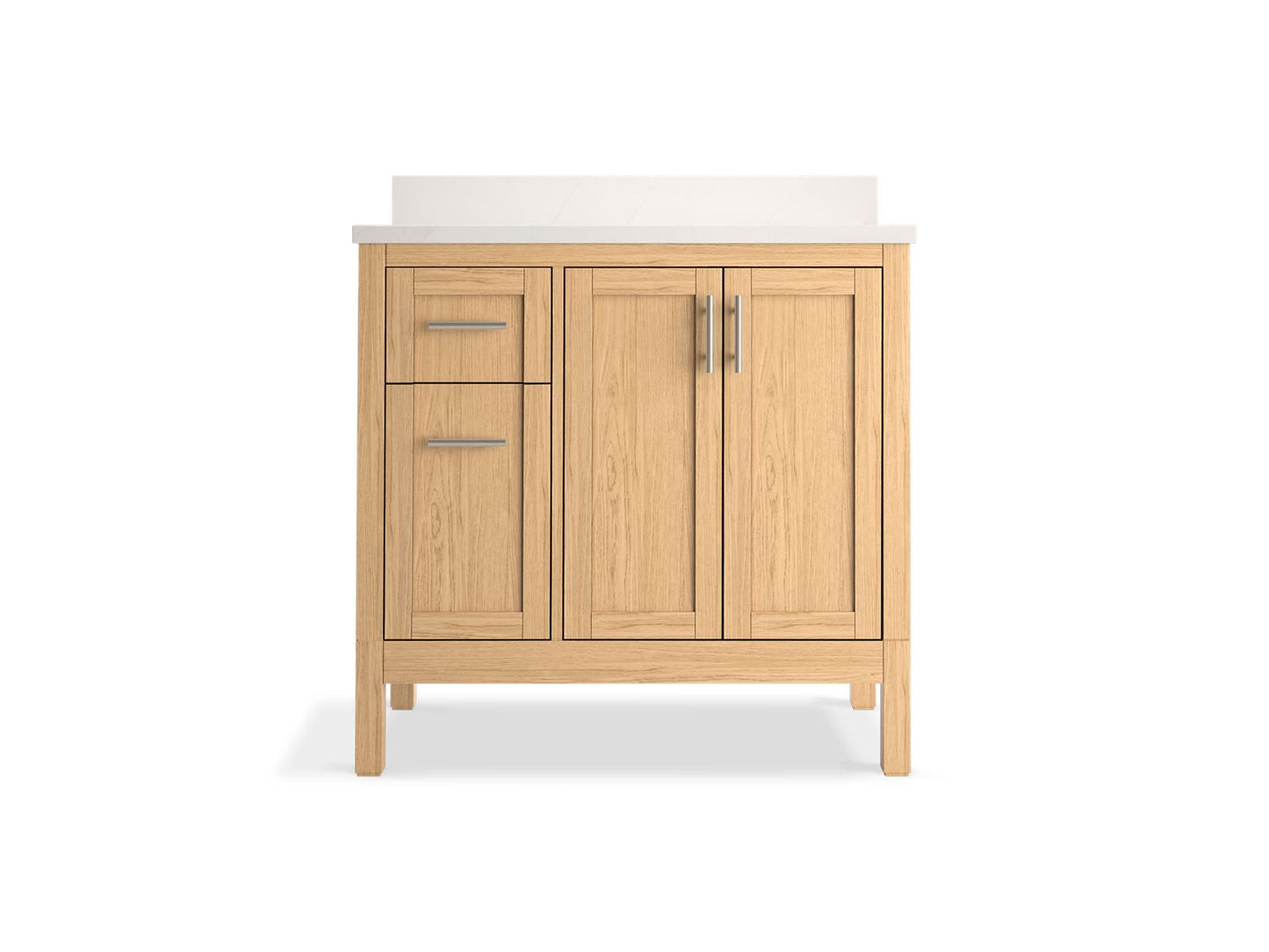 KOHLER K-39605-ASB Hadron 36" bathroom vanity cabinet with sink and quartz top