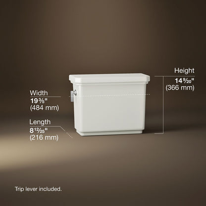 3/4 view of product with dimensions