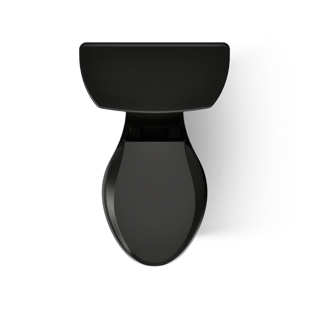 KOHLER K-3978 Wellworth Two-piece elongated 1.6 gpf toilet, black - view 3