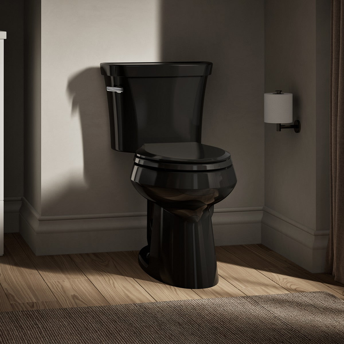 KOHLER K-3979 Highline ComForteeight Two-piece elongated 1.6 gpf chair height toilet
