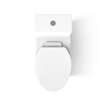 KOHLER K-3983-S Reach One-piece compact elongated dual-flush toilet with slow-close seat
