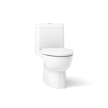 KOHLER K-3983-S Reach One-piece compact elongated dual-flush toilet with slow-close seat