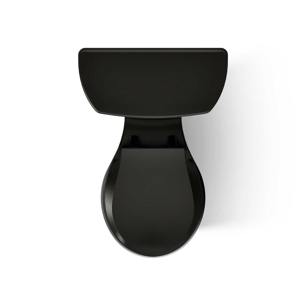 KOHLER K-3987 Wellworth Two-piece round-front dual-flush toilet, black - view 3