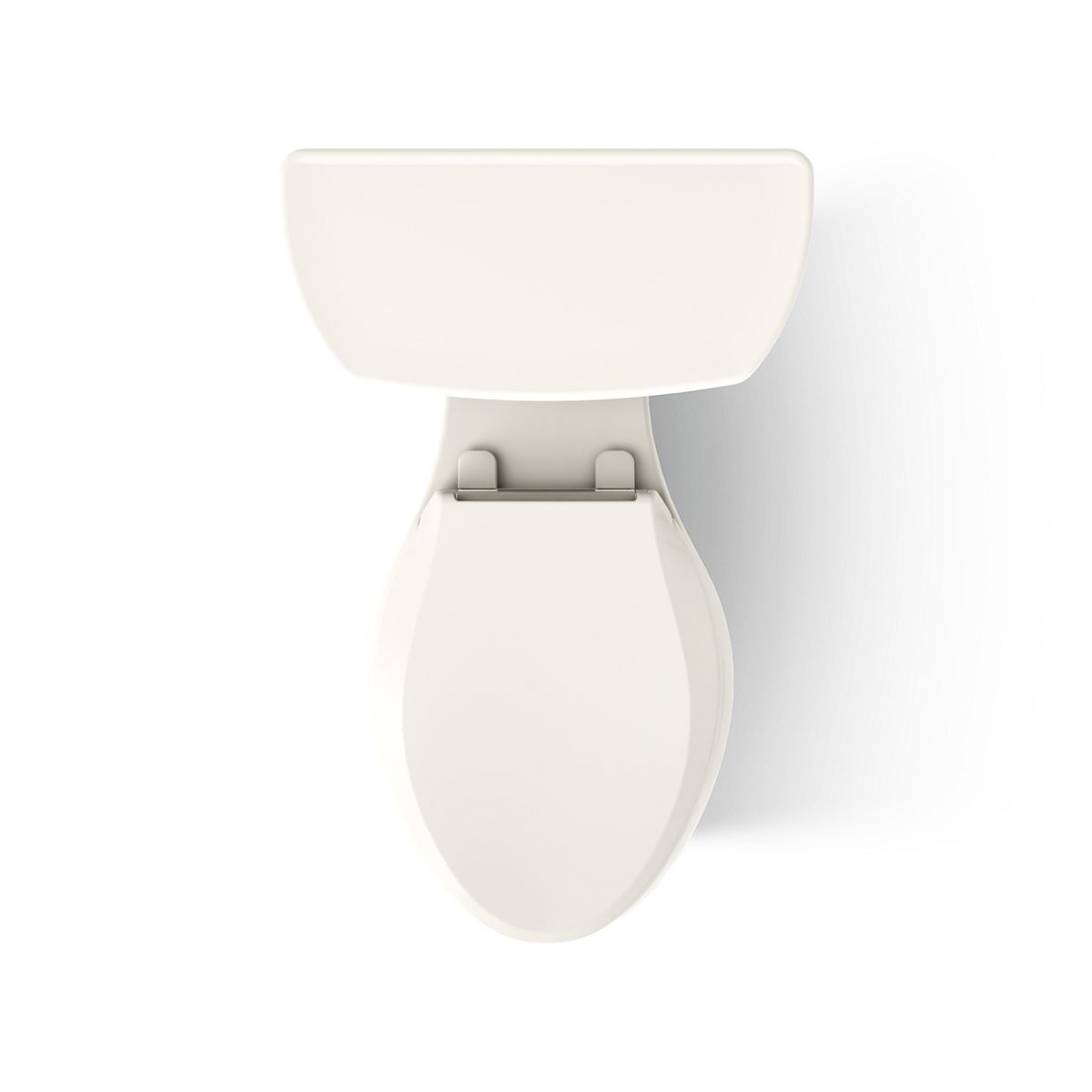 KOHLER K-3988-RA Wellworth Two-piece elongated dual-flush toilet with right-hand trip lever - Biscuit