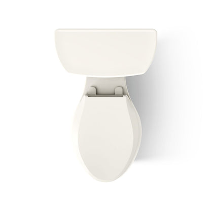 KOHLER K-3988-RA Wellworth Two-piece elongated dual-flush toilet with right-hand trip lever - Biscuit