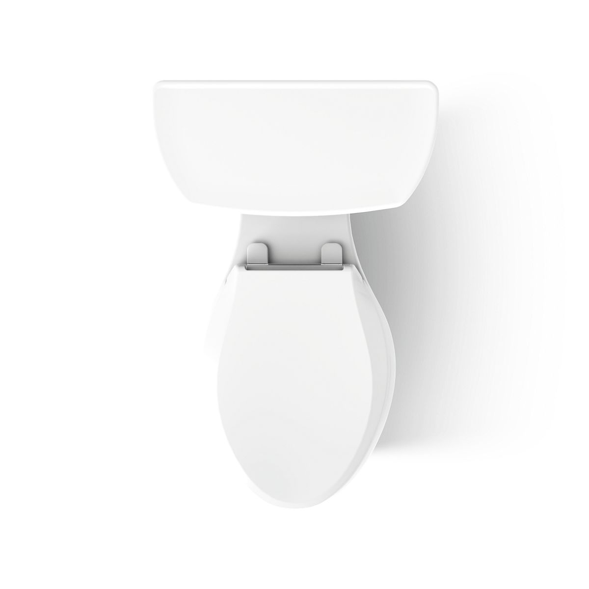 KOHLER K-3988-RA Wellworth Two-piece elongated dual-flush toilet with right-hand trip lever - White