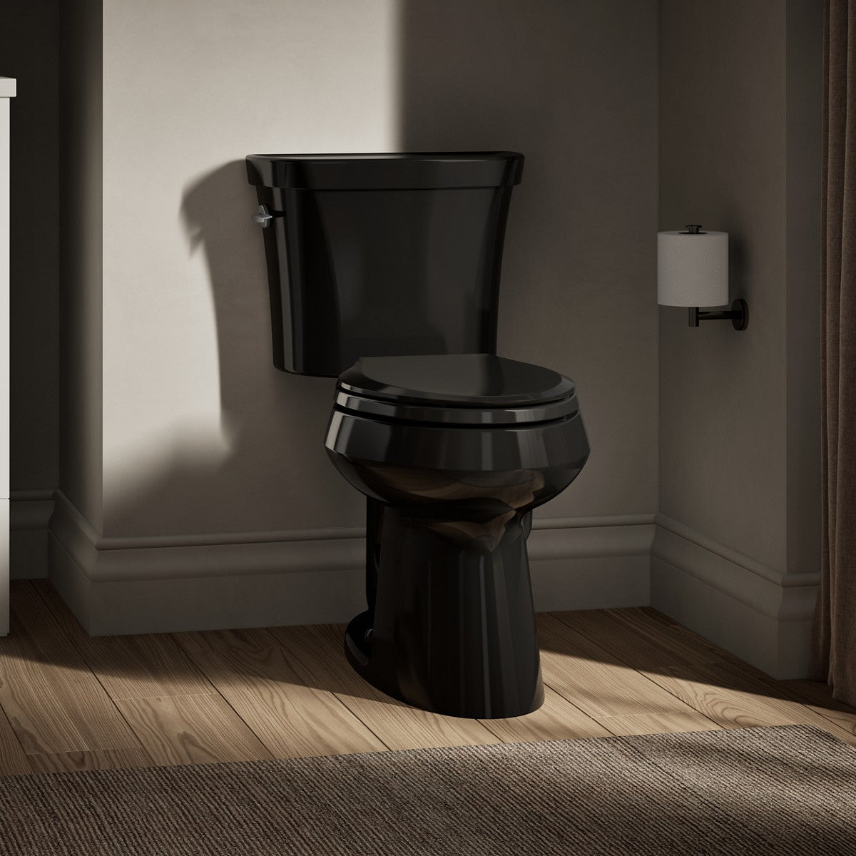 KOHLER K-3989 Highline ComForteeight Two-piece elongated dual-flush chair height toilet