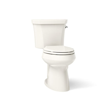 KOHLER K-3989-RA Highline ComForteeight Two-piece elongated dual-flush chair height toilet with right-hand trip lever