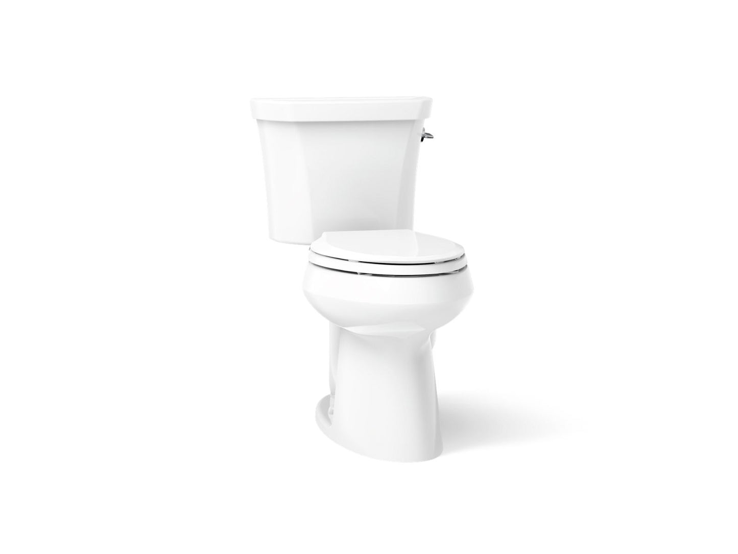 KOHLER K-3989-RA Highline ComForteeight Two-piece elongated dual-flush chair height toilet with right-hand trip lever