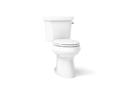 KOHLER K-3989-RA Highline ComForteeight Two-piece elongated dual-flush chair height toilet with right-hand trip lever