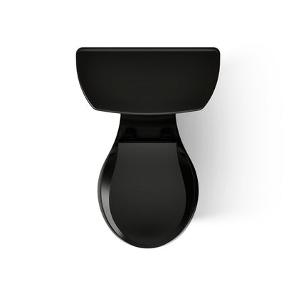 KOHLER K-3997-T Wellworth Two-piece round-front 1.28 gpf toilet with tank cover locks, black - view 3