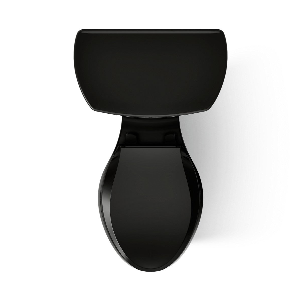 KOHLER K-3999-T Highline ComForteeight Two-piece elongated 1.28 gpf chair height toilet with tank cover locks, black - view 3