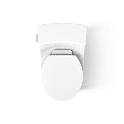 KOHLER K-4007 San Souci One-piece round-front toilet, 1.28 gpf