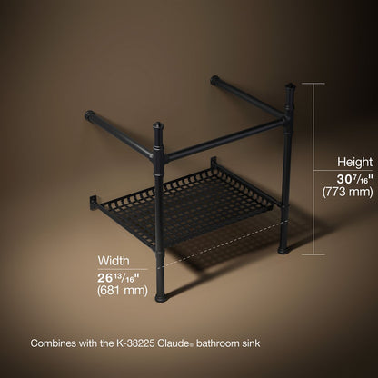 3/4 view of product with dimensions