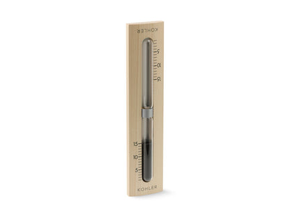 KOHLER K-40435 Sauna 15-minute Sand Timer, Beechwood - 3/4 view of product