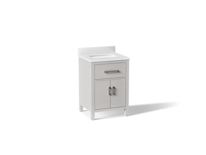 KOHLER K-40637-BD1 Kresla 24" bathroom vanity cabinet with sink and quartz top