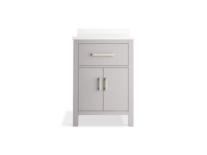 KOHLER K-40637-BD1 Kresla 24" bathroom vanity cabinet with sink and quartz top